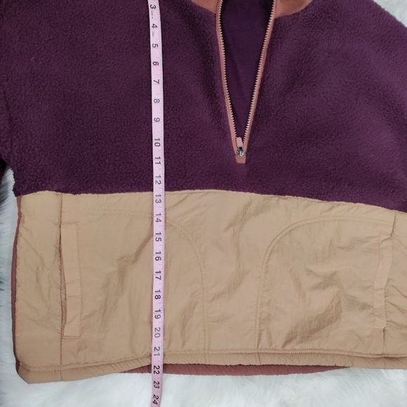 NWOT Fabletics Mallory Fleece Pullover Half Zip Top XL - Picture 9 of 11